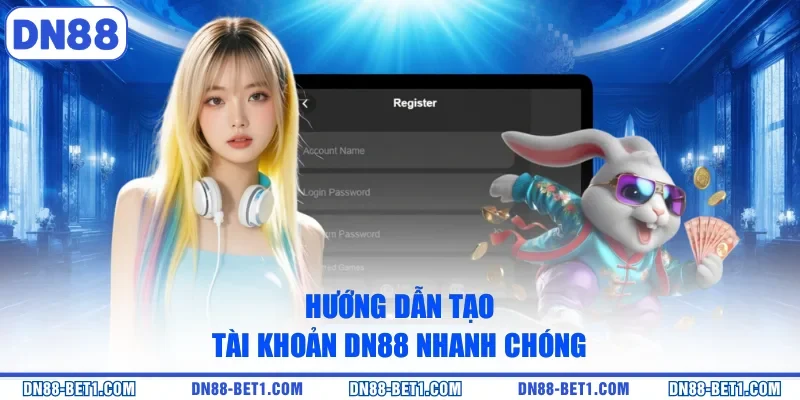 Đăng ký DN88 2 Hướng dẫn tạo tài khoản DN88 nhanh chóng
